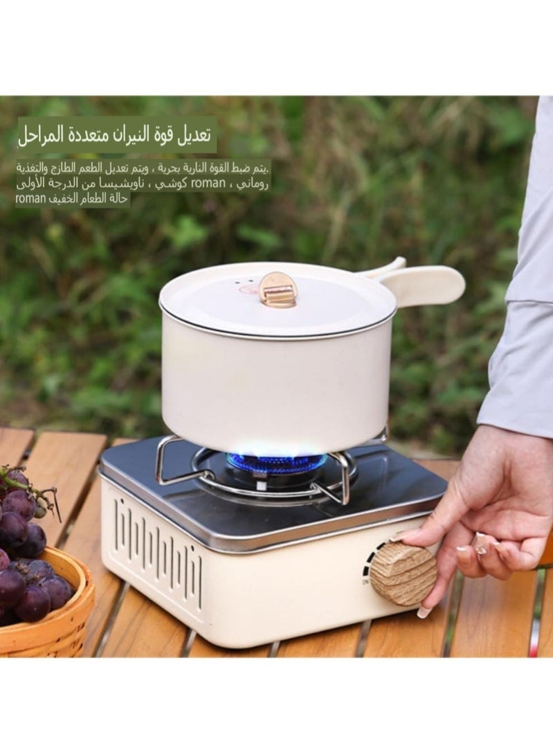 Bukela Ultra Lightweight Portable Gas Camping  Stove - Multi-functional Cassette Gas Portable Stove for Outdoor Camping Accessories, Fishing, and Indoor Cooking, No Power Supply Needed, Perfect for All Your Adventures - Image 4